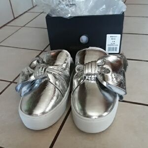 Rebecca Minkoff Silver  Sneakers